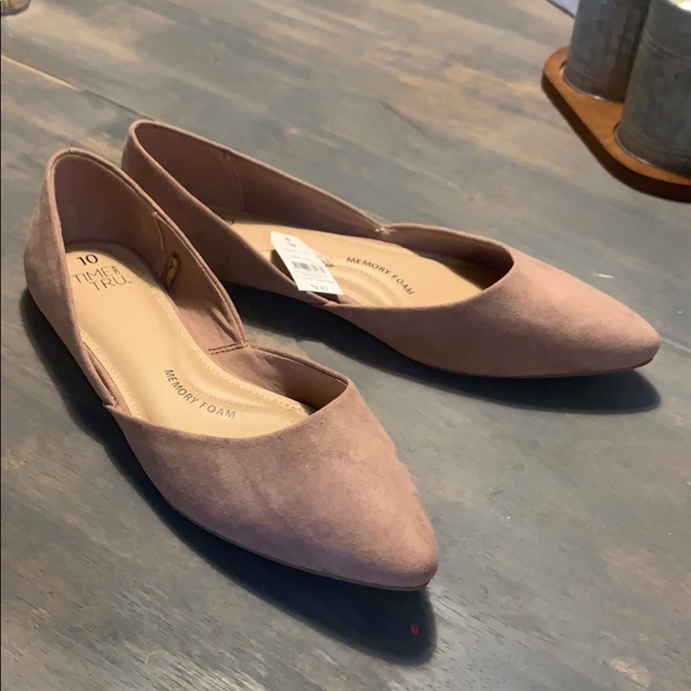 Size 10 Nude Flats